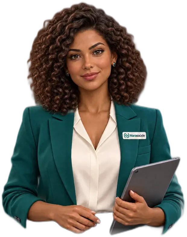 Nara, a assistente virtual do Narasaúde